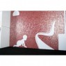 Moon Red decorative mosaic tiles for columns, bathrooms and swimming pool