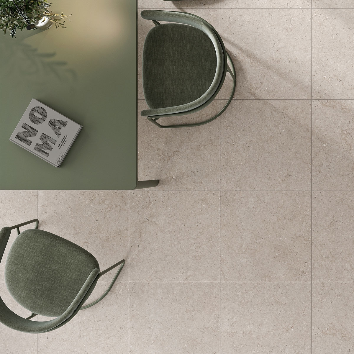 Interior with Dual Tortora 60x60 flooring