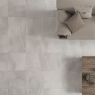 Interior con pavimento Durango Taupe 60x60
