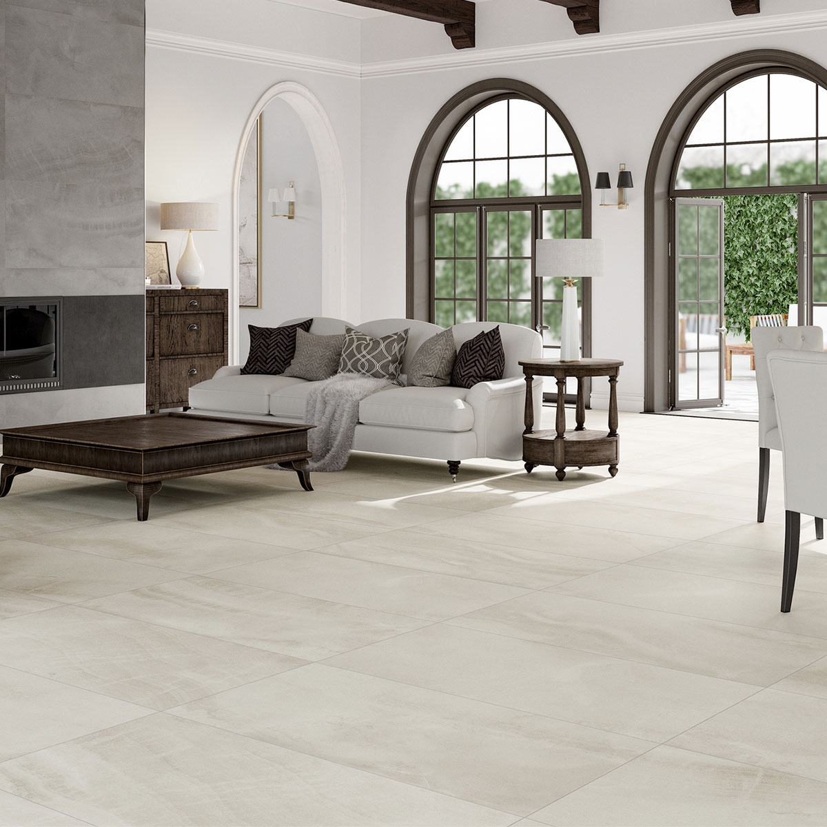 Intérieur avec revêtement Durango Beige 60x120