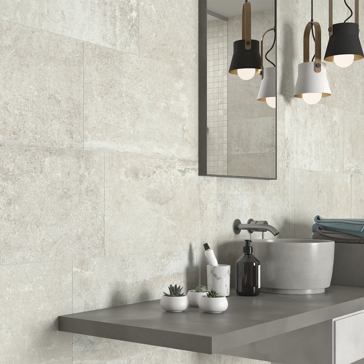 Interior with Etienne Ivory 30x90 coating (Box 1.35m2)