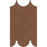 Cementum Mosaico Cerchi Cotto 23,8x41,4 (Caja 0,34 m2)