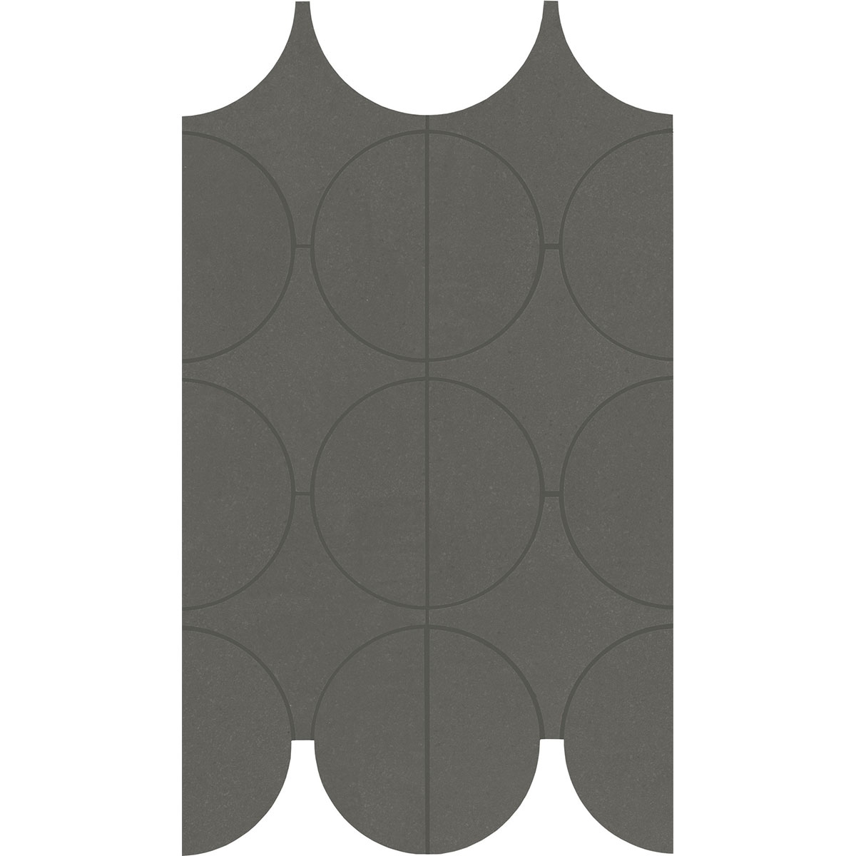 Zementmosaik Cerchi Olive 23,8x41,4 (Schachtel 0,34 m²)