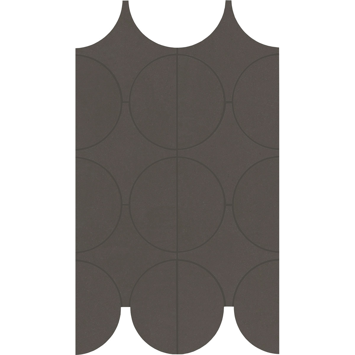 Cementum Cerchi Carbon Mosaic 23,8x41,4 (Caixa 0,34 m2)