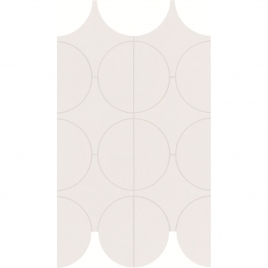 Foto de Cementum Mosaico Cerchi Ash 23,8x41,4 (Caja 0,34 m2)