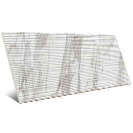 Fabula Wall Struttura Gentle 3D Calacatta 33x100 (Boîte de 1,32m2)