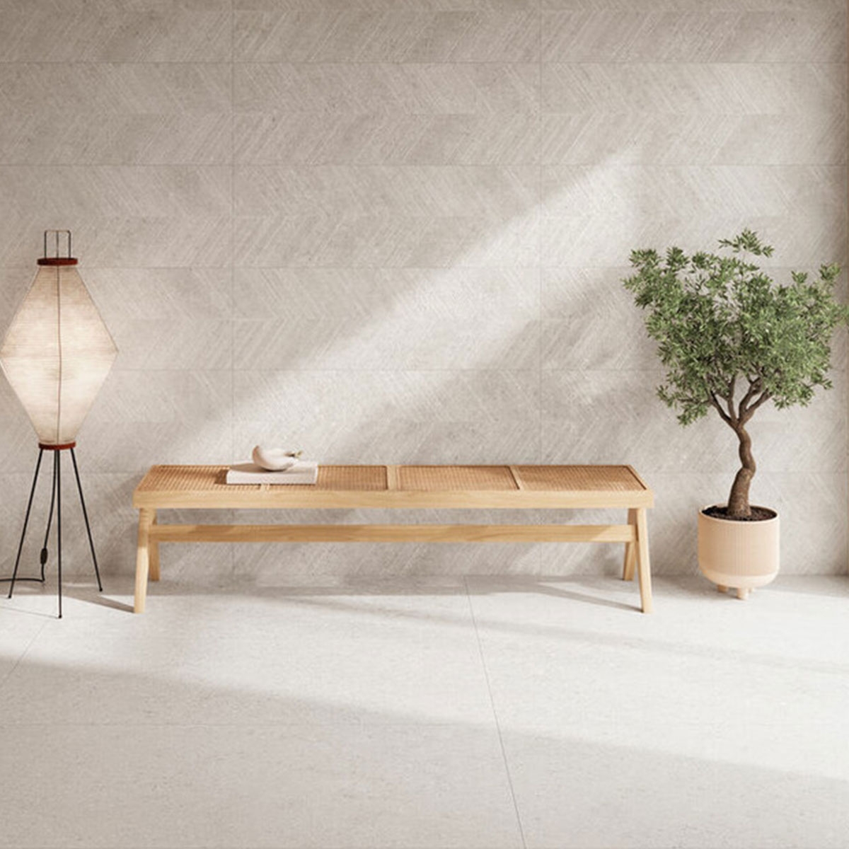 Intérieur avec revêtement Meridia Bolt Ivory 40x120