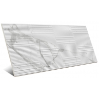 Fabula Wall Struttura Gentle 3D Statuario 33x100 (Caja de 1,32m2)