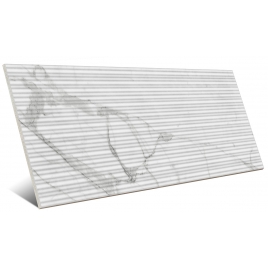 Foto de Fabula Wall Struttura Mikado 3D Statuario 33x100 (Caja de 1,32m2)