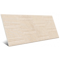 Fabula Wall Traventino Cross Gentle 3D Beige 33x100 (Box of 1.32m2)