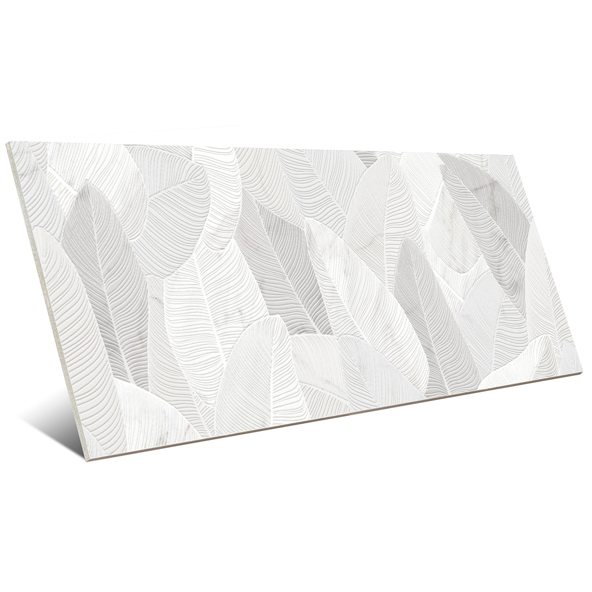 Fabula Wall Decoro Glam Bianco 33x100 (Caja de 1,32m2)