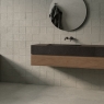 Baño con revestimiento Geneve Jet Cendre 30x90
