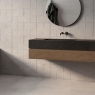 Baño con revestimiento Geneve Jet Gris 30x90