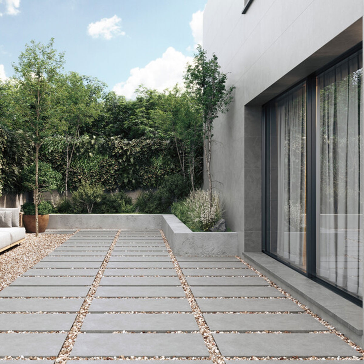 Extérieur avec plancher antidérapant Level Extrem Gray 60x120