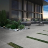 Exterior con pavimento Gravel Extrem Grey Antideslizante 60x120