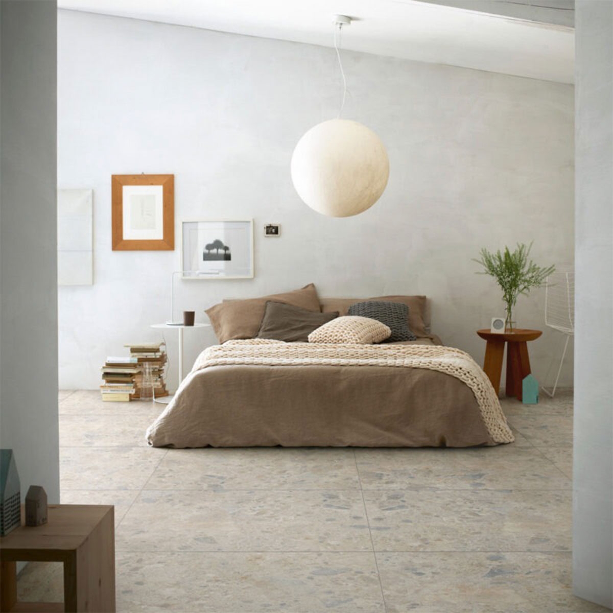 Intérieur avec sol multicolore Carácter Mix 100x100