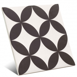 Hanoi Circle Schwarz 33x33 (Schachtel 1,00m²)