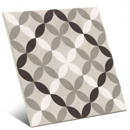 Hanoï Circle Grey 33x33 (Boîte 1,00m2)