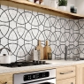 Cozinha Lancaster Preta 28,5x33 com revestimento (Caixa 1,00m2)