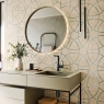 Badezimmer mit Lancaster Jungle 28,5x33 Verkleidung (Box 1,00m²)