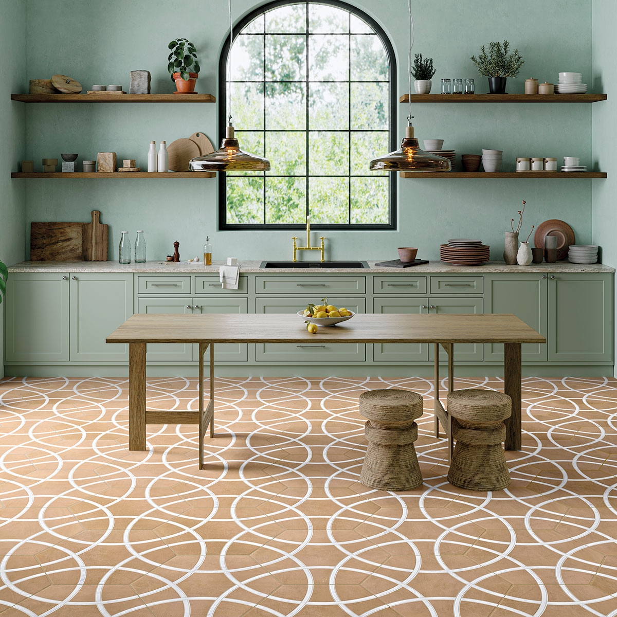 Intérieur avec plancher Lancaster Terra 28,5x33 (boîte 1,00 m2)