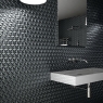 Bathroom with Luxor Anthracite Coating 31x56