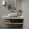 Baño con revestimiento Level Track Perla 30x60