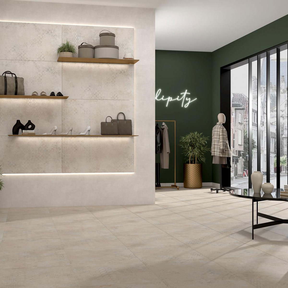 Intérieur avec revêtement AT Alpha Beat Sand 60x120