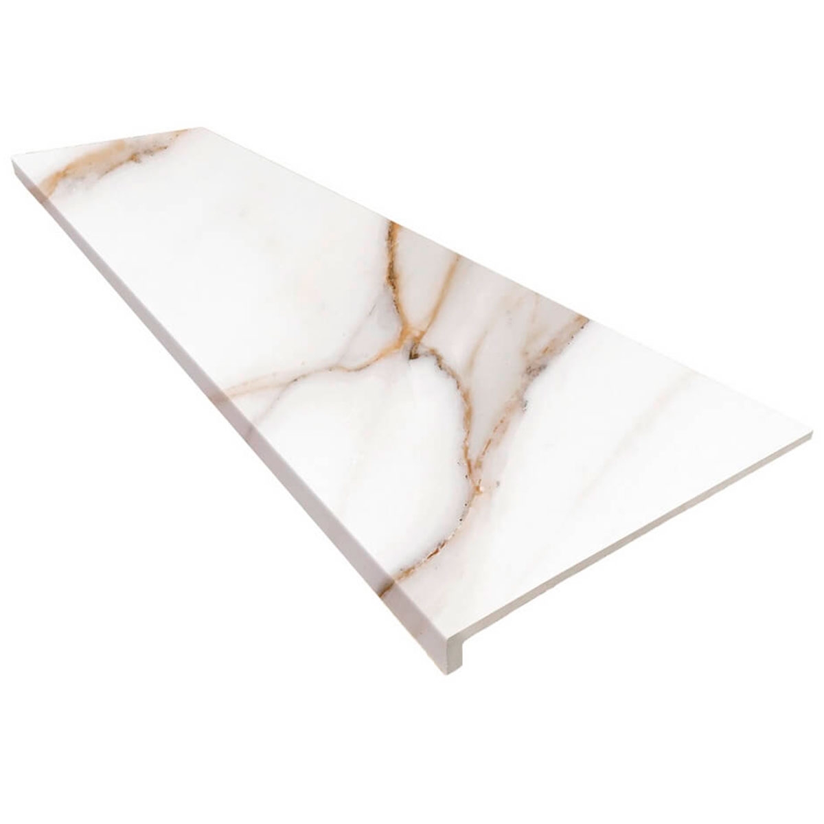Straight Step 120 Marbles Calacatta Anti-slip 33x120x3 (Boîte 2 pièces)