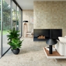 Intérieur avec sol beige Carácter Mix 60x120