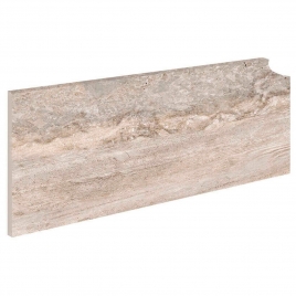 Assento Fiorentino Esquerdo de Marbles Travertino Piloto 18x40 (Caixa 6 peças)