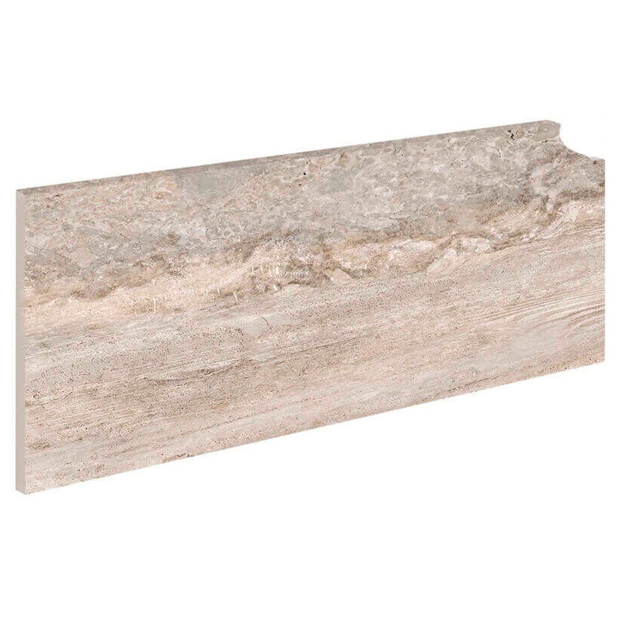 Zanquín Fiorentino Izquierda Marbles Travertino 18x40 (Caja 6 piezas)