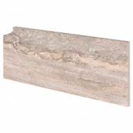 Zanquín Fiorentino Derecha Marbles Travertino 18x40 (Caja 6 piezas)