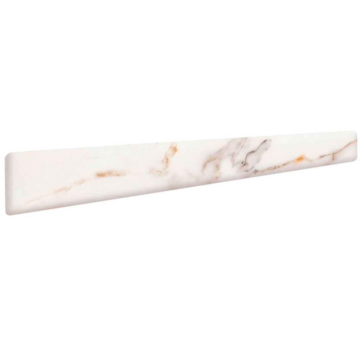 Remate Peldaño Recto Marbles Calacatta 3x33 (Caja 20 piezas)