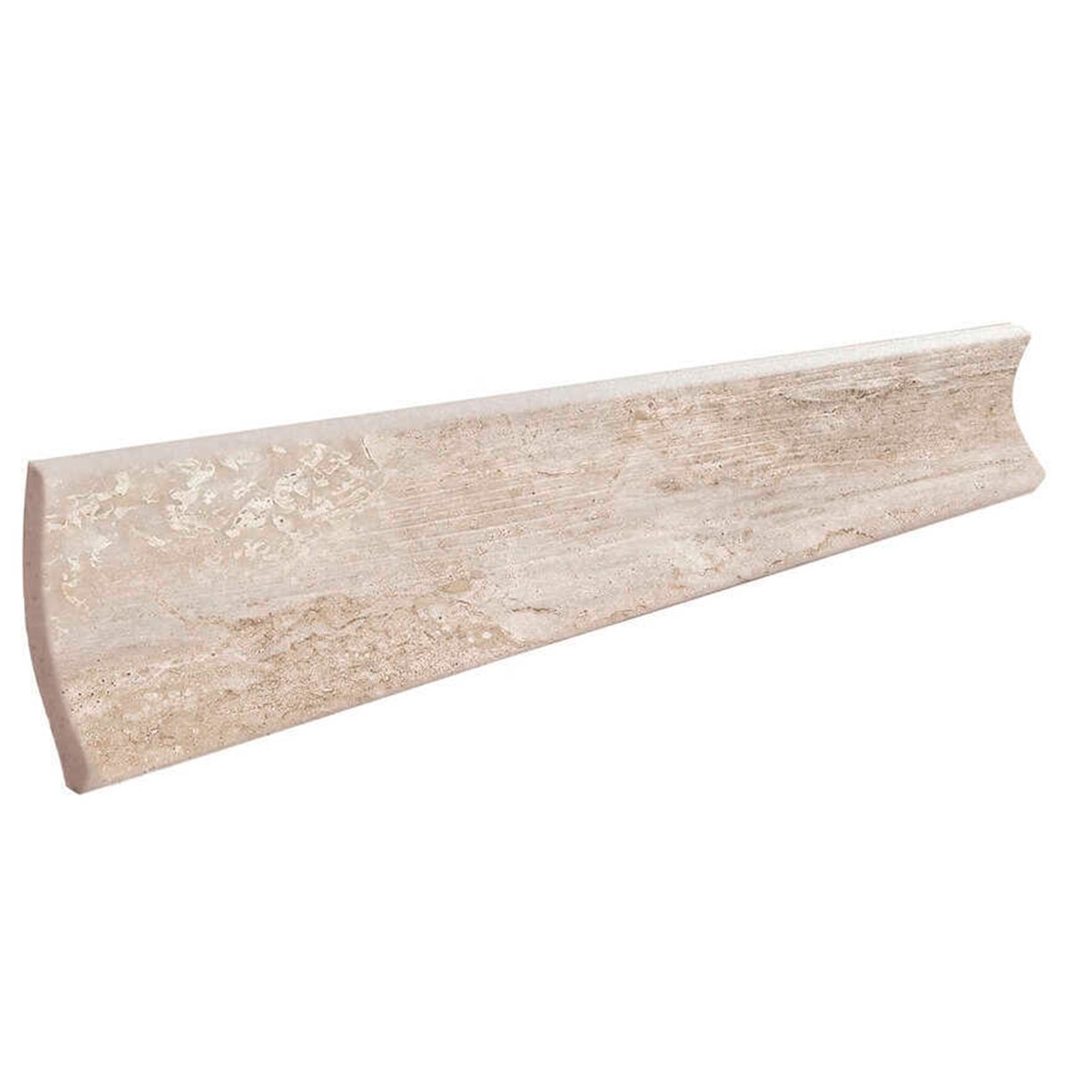 Half Round of 4 Travertine Marbles 4.2x33 (Box 52 pieces)