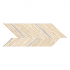 Foto de Mosaico Freccia Travertino Classico 19.8x52.1 (Caja 0.47 m2)