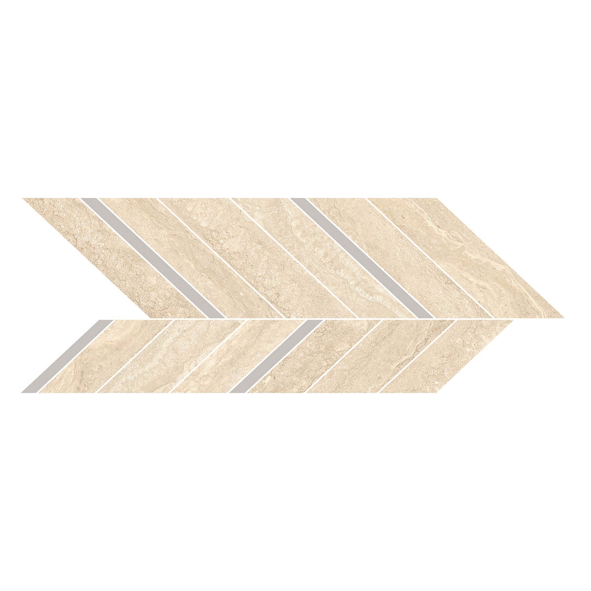 Freccia Travertin Classic Mosaik 19,8x52,1 (Box 0,47 m²)