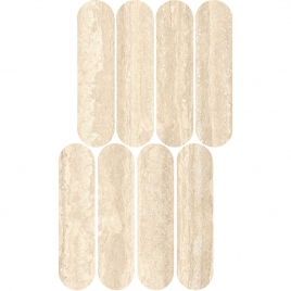 Mosaico Ovale Lux Travertino Classico 20x36.5 (Caja 0.29 m2)