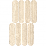 Ovale Lux Travertine Classic Mosaic 20x36,5 (Caixa 0,29 m2)