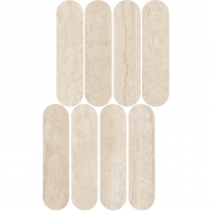 Ovale Lux Travertine Navona Mosaic 20x36.5 (Box 0.29 m2)