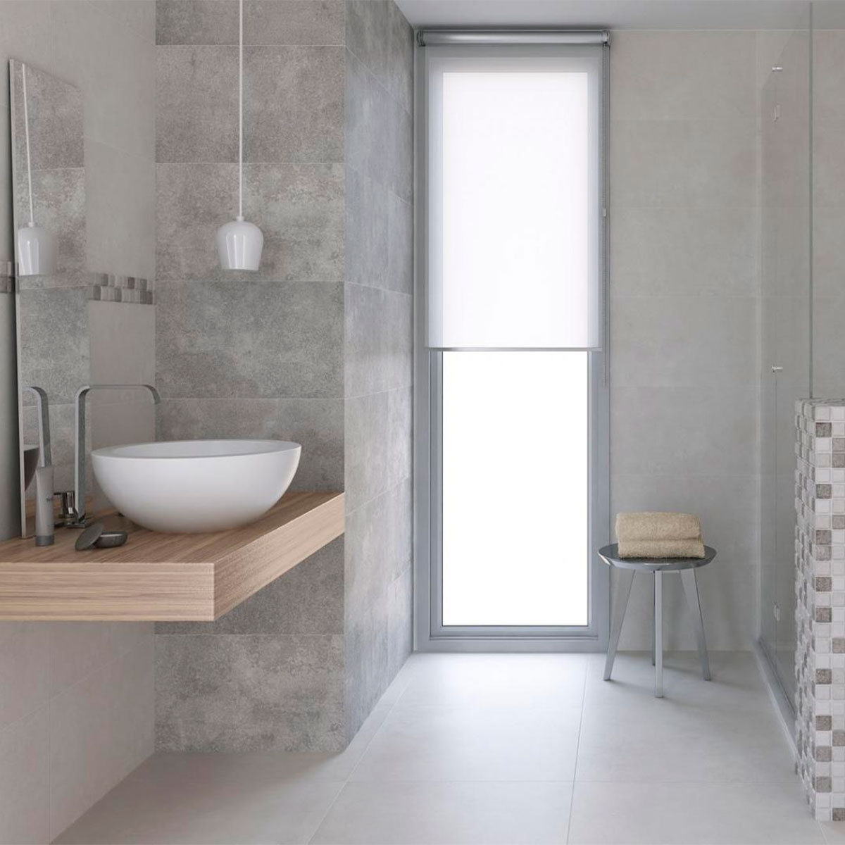 Baño con revestimiento AT Kiel Marengo 33.3x55