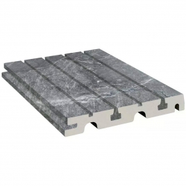 Foto de Rejilla Imperial Ceniza Antideslizante 24.5x24.5 (Caja 6 piezas)