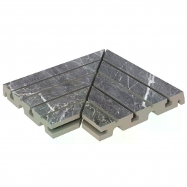 Imperial Left/Right Ash Rutschfester Rasterwinkel 33x33 (Set 2 Teile)