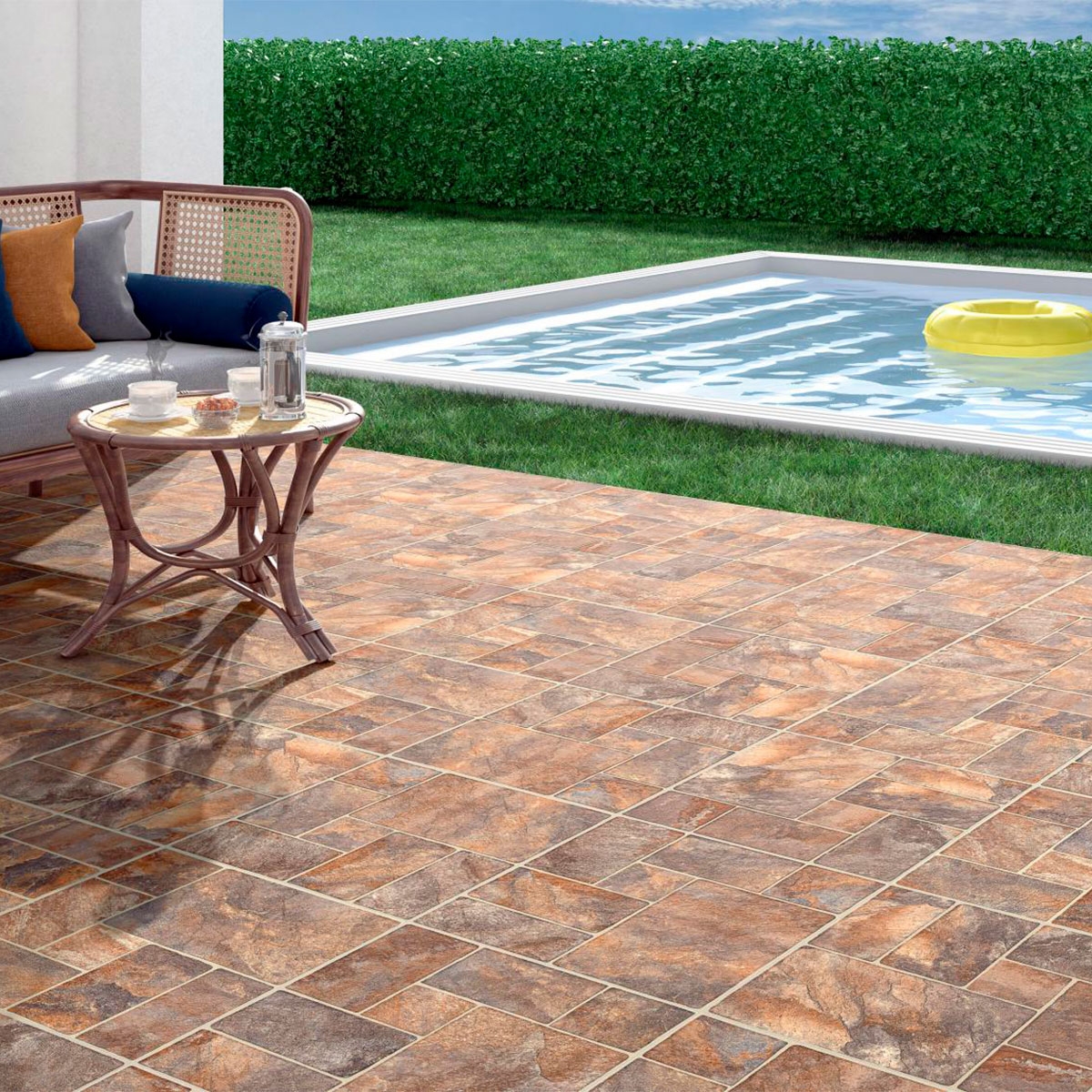 Exterior with AT Museum Mix Non-slip Pavement 45x45