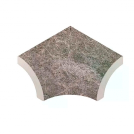 Demi-angle Round 4 Impérial Moka 4.2x3.3x5 (Boîte 8 pièces)