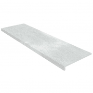 Peldaño Recto 120 Ópera Silver Antideslizante 33x120x3 (Caja 2 piezas)