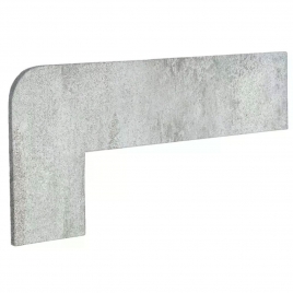 Straight Left Stilt Opera Silver 17.5x42.3 (Box 14 pieces)