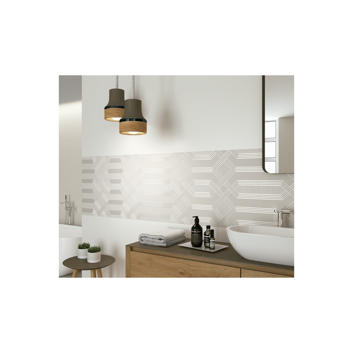 9523 Shadow Silence Serie – Große Badezimmerabdeckungen