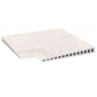 Opera Ivory Überlaufwinkel rutschfest 31x31 (Box 1 Stück)