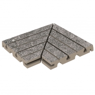 Links/Rechts Grill Winkel Opera Eisen rutschfest 33x33 (Set 2 Teile)